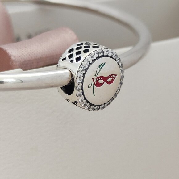 Pandora New Orleans Exclusive Charm Bead Button S925 Silver Pendant with box - Picture 7 of 7